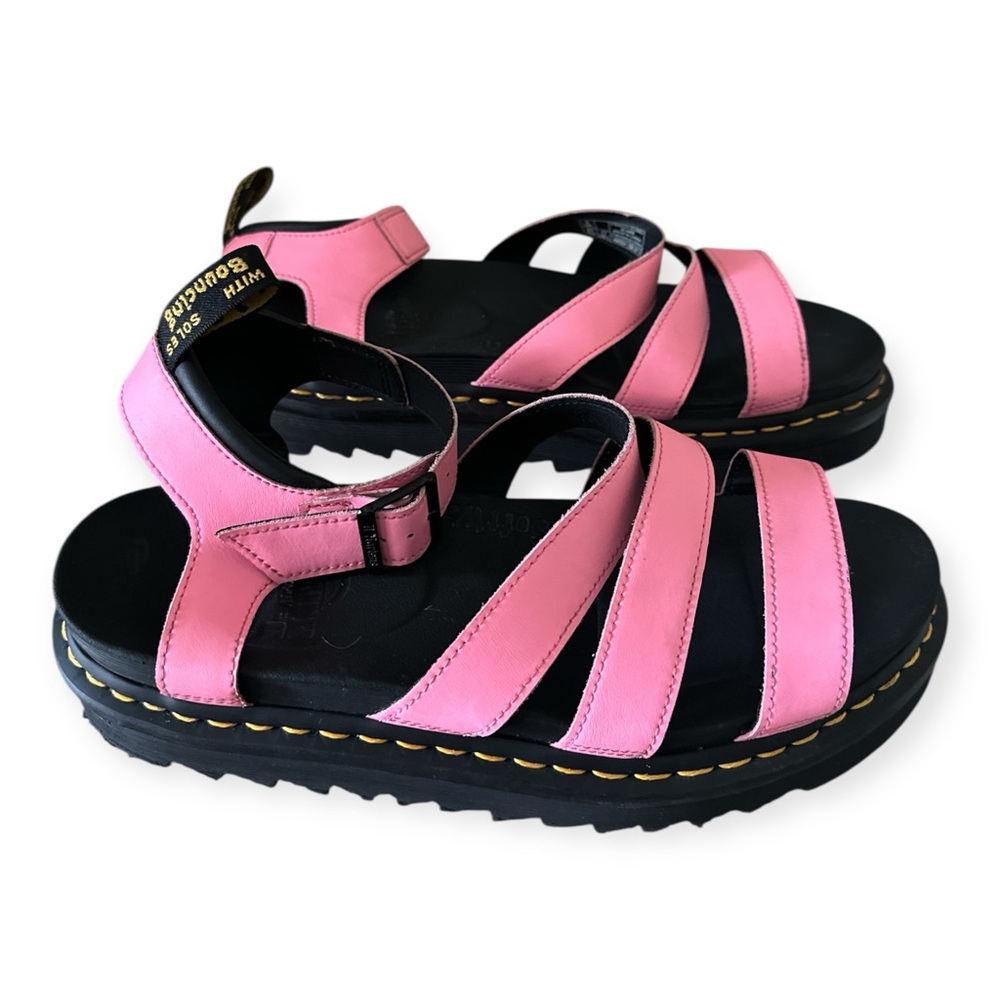 Dr Martens women’s Blaire Pink Strappy Sandals size 11 - Picture 6 of 12